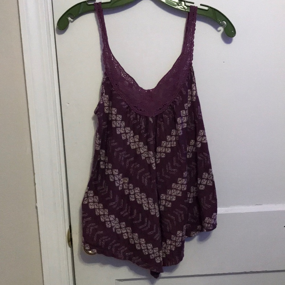 Flowy purple tank